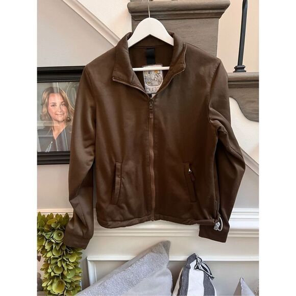 Burton Brown Zip Up Jacket sz M - Picture 1 of 4